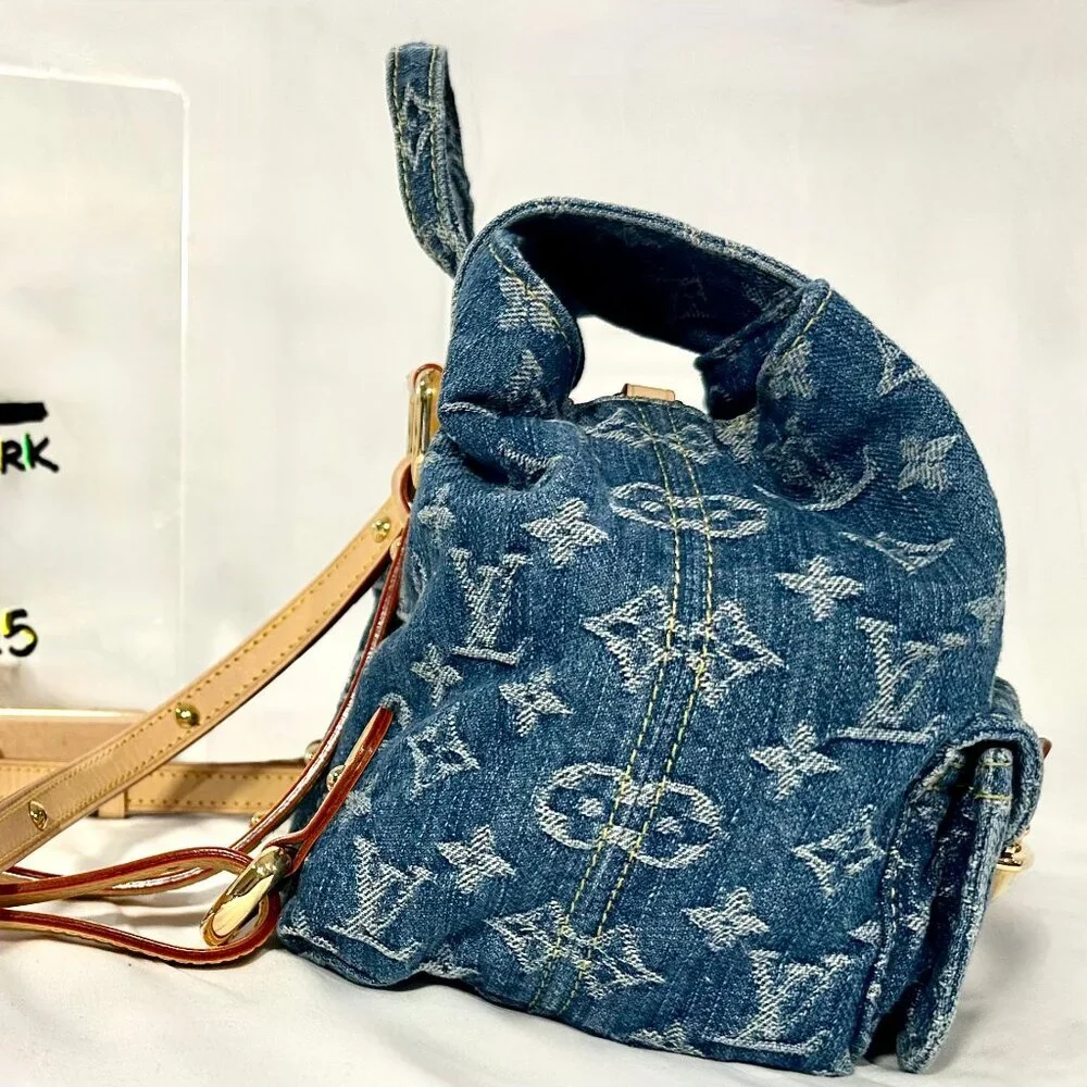 Louis Vuitton Venice Backpack - Monogram Denim Blue (NWT + Dust bag) - Picture 9 of 15